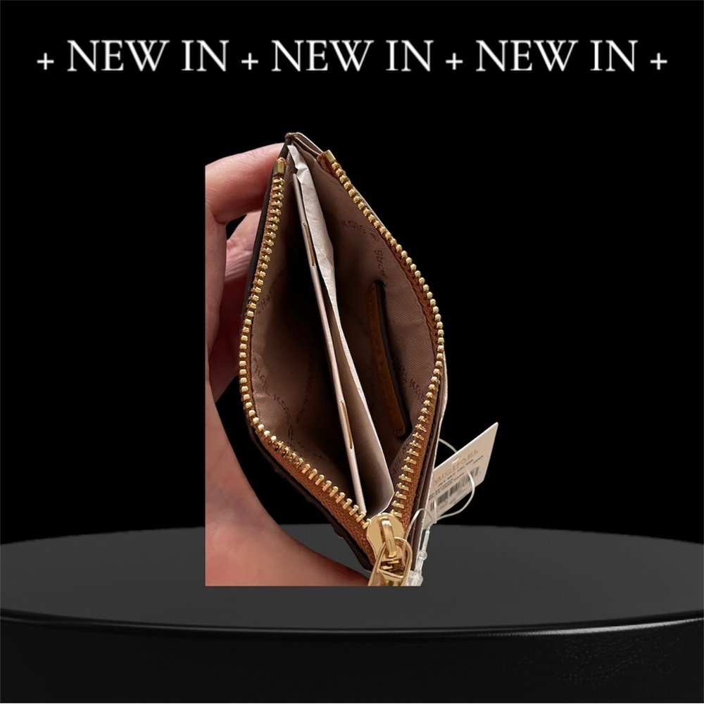 Michael Kors Jet Set Travel Medium Card Case Croc Embossed NWT - Picture 4 of 5